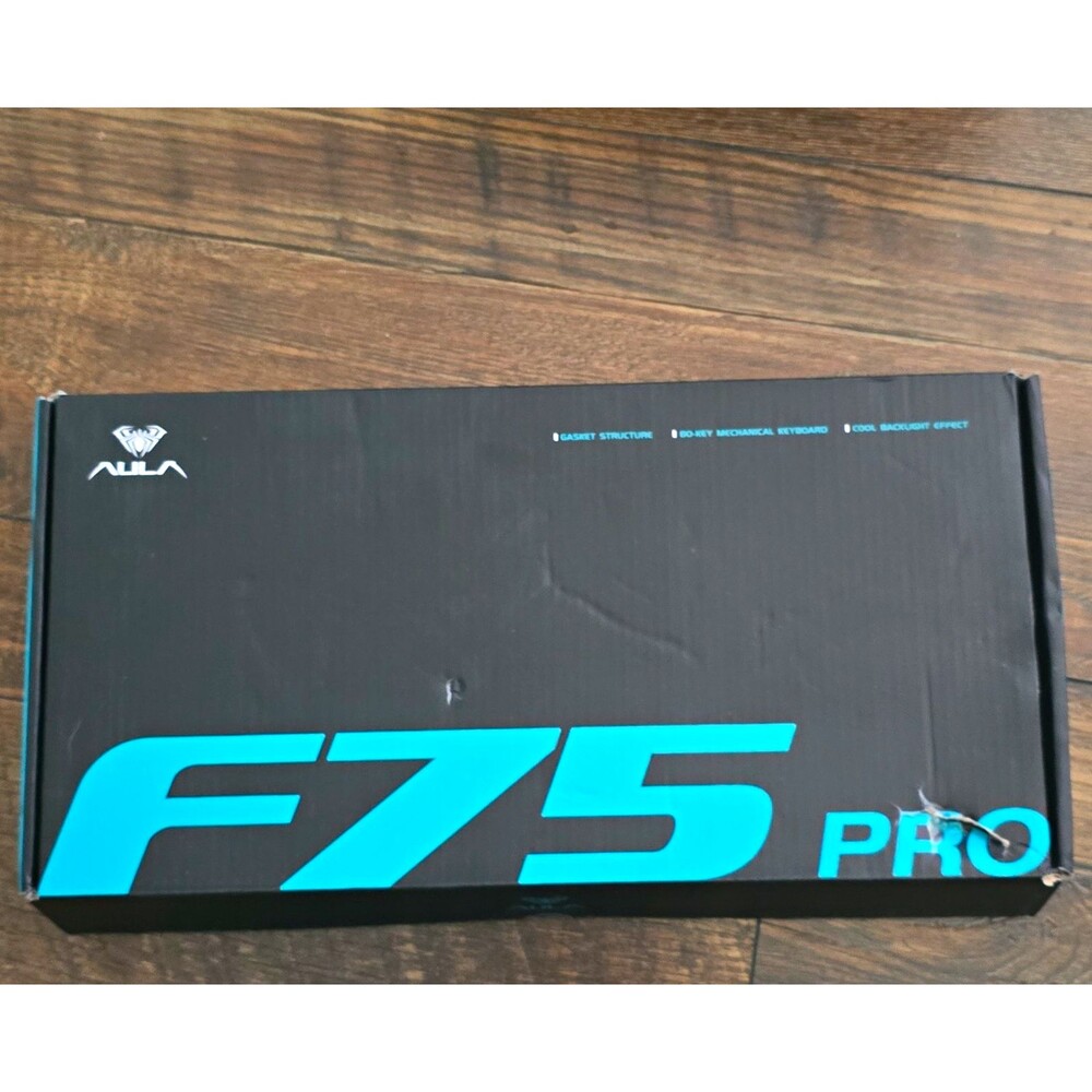AULA F75 PRO Wired/Wireless Bluetooth USB Mechanical Keyboard QWERTY Black